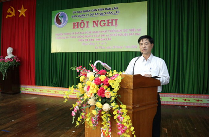 Hội nghị truyền thông và đào tạo về Kế hoạch phát triển dân tộc thiểu số thuộc dự án “Tăng cường quản lý đất đai và cơ sở dữ liệu đất đai”